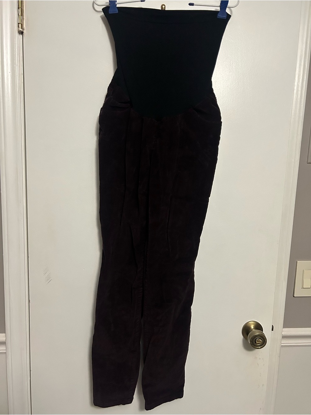 Motherhood Maternity Burgundy Corduroy Jeans